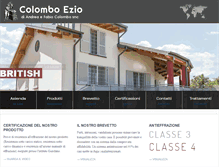 Tablet Screenshot of colomboezio.com